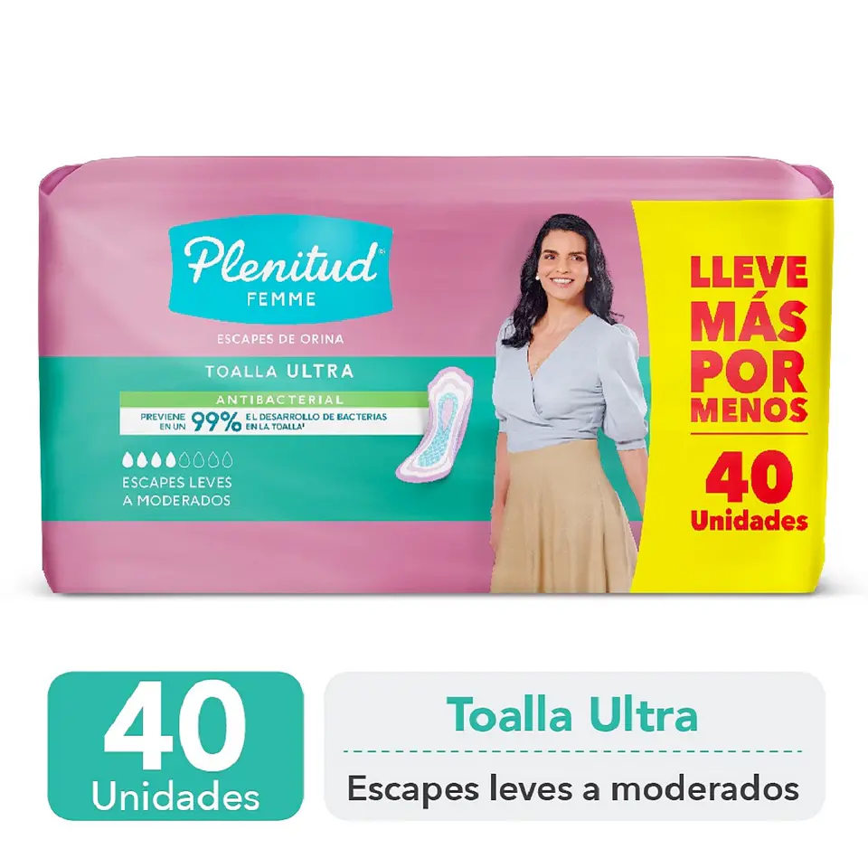 Toalla Plenitud Ultra Femme 40 Unidades 1