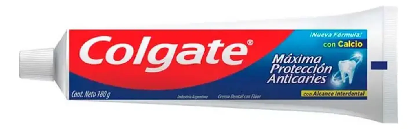 Crema Dental Colgate Máxima Protección Anticaries 180g 2