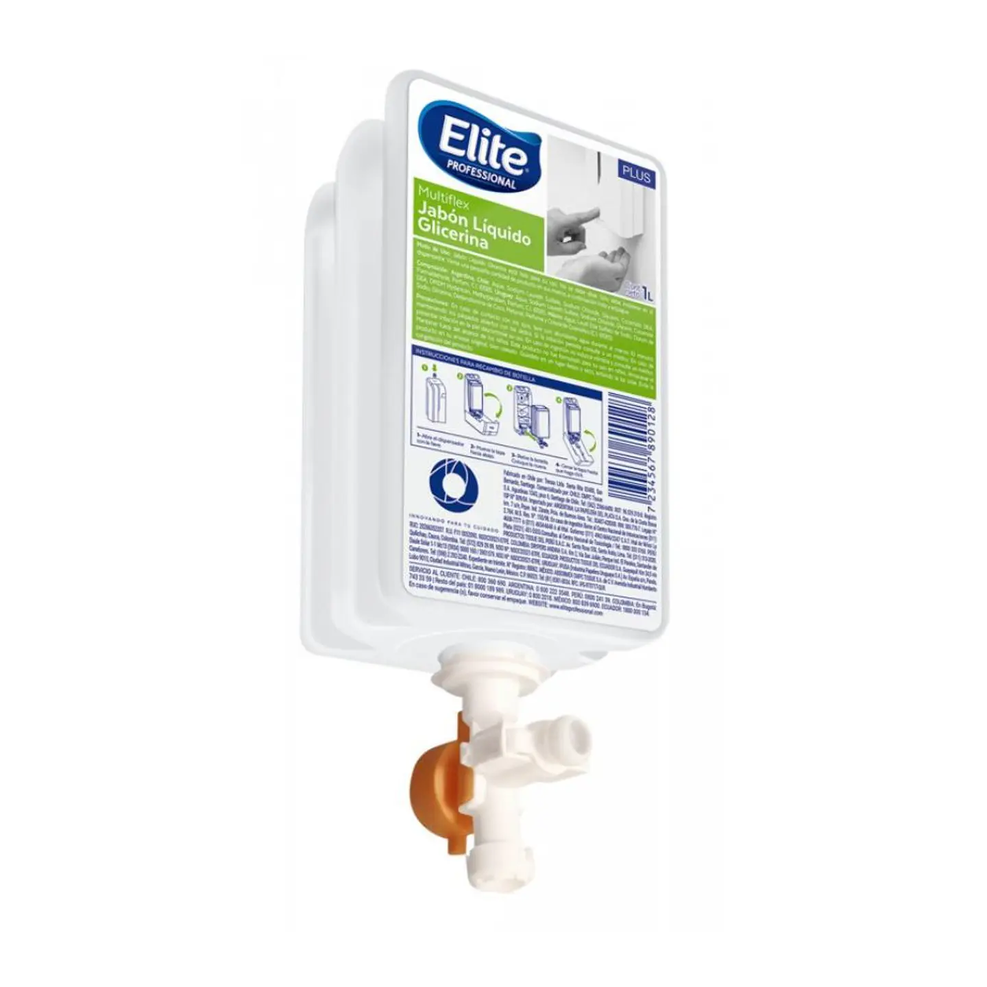 Jabón Elite Glicerina Multiflex 1l 1