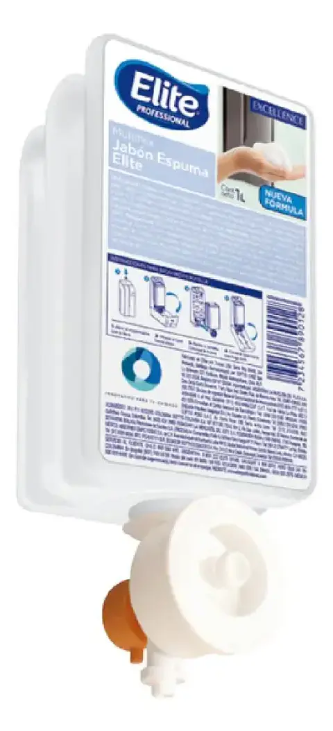 Jabon Liquido Elite Espuma 1 Litro (1 Botella)