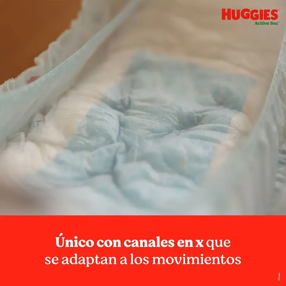 Pañales Huggies Active Sec - Talla Xxxg 48 2