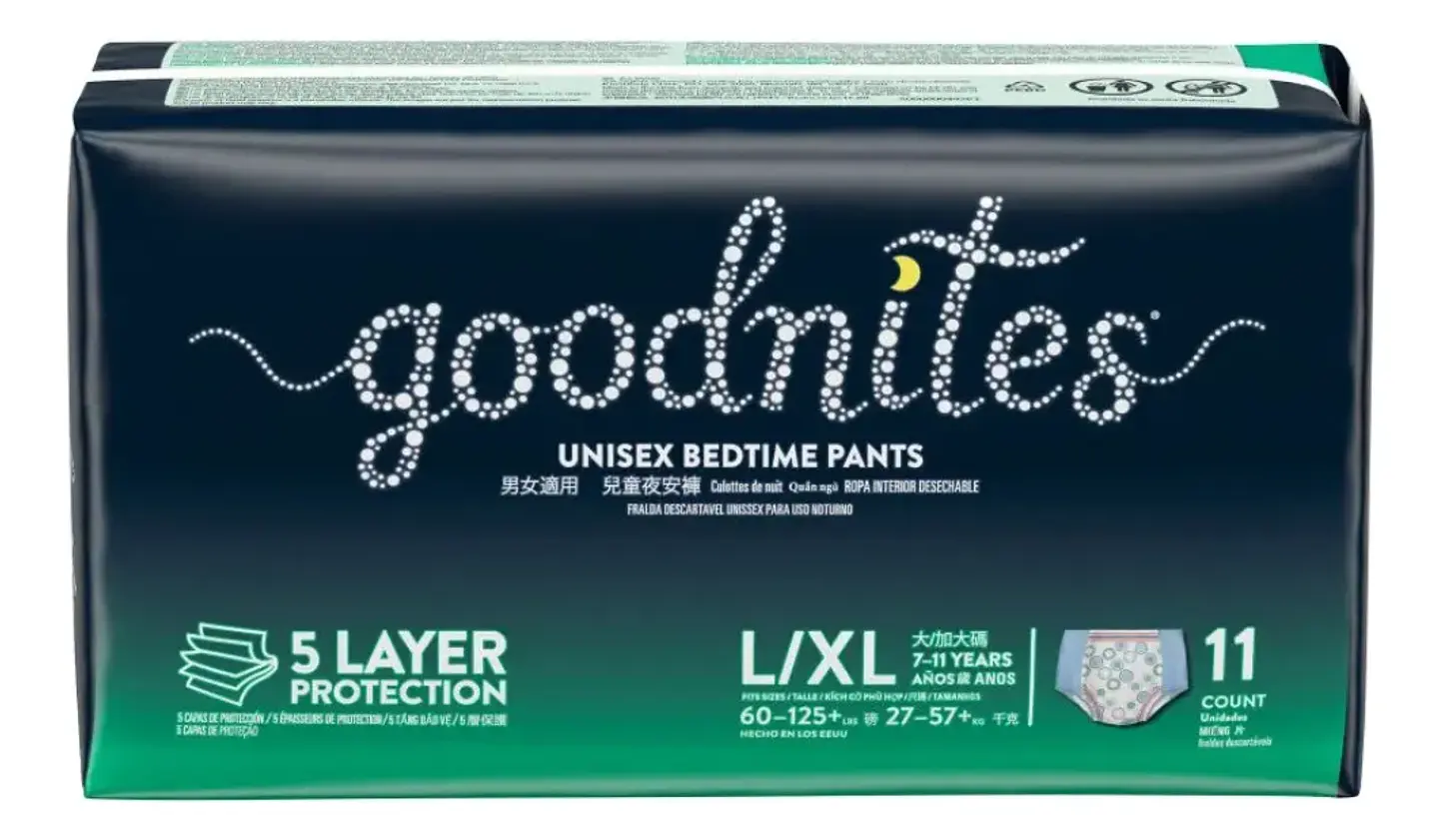 Pañales Goodnites Elige Talla Ropa Interior Pants L/XL (11UN) 1