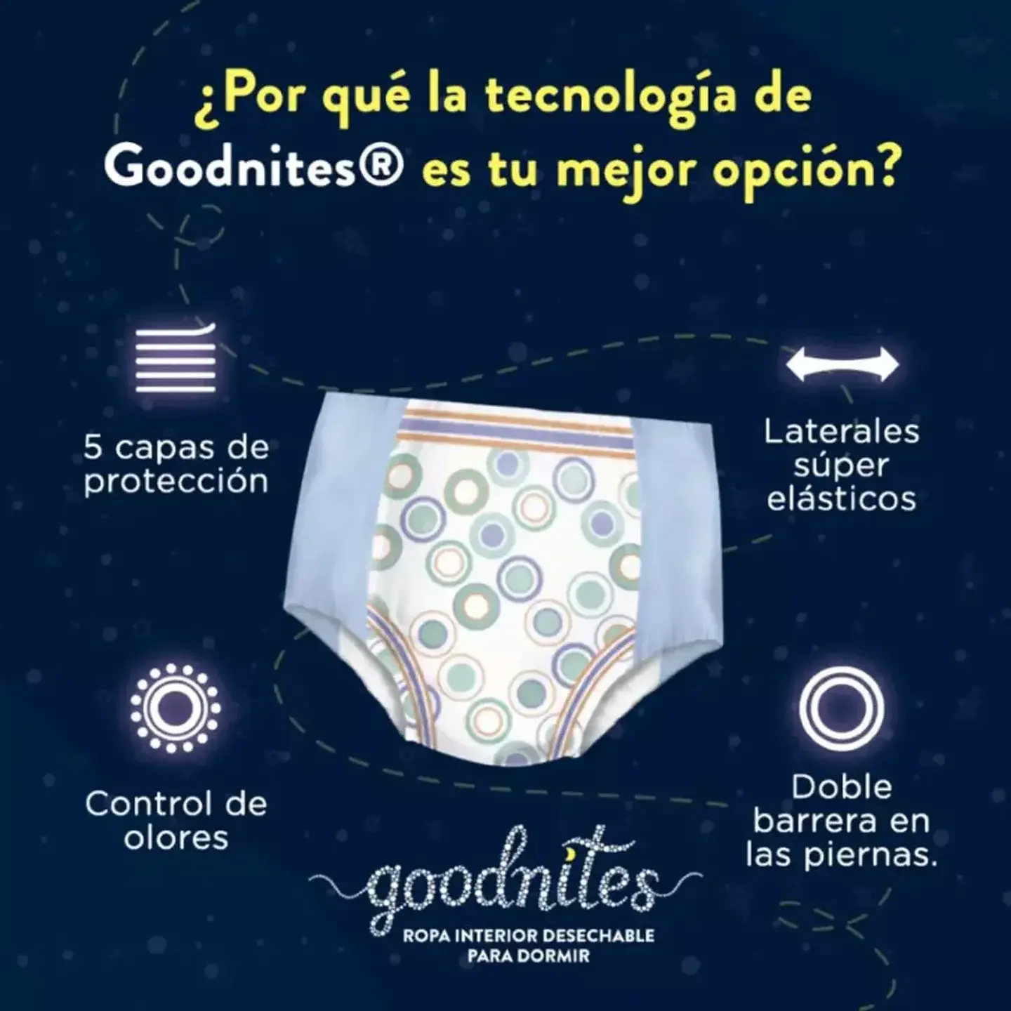Pañales Goodnites Elige Talla Ropa Interior Pants L/XL (11UN) 3