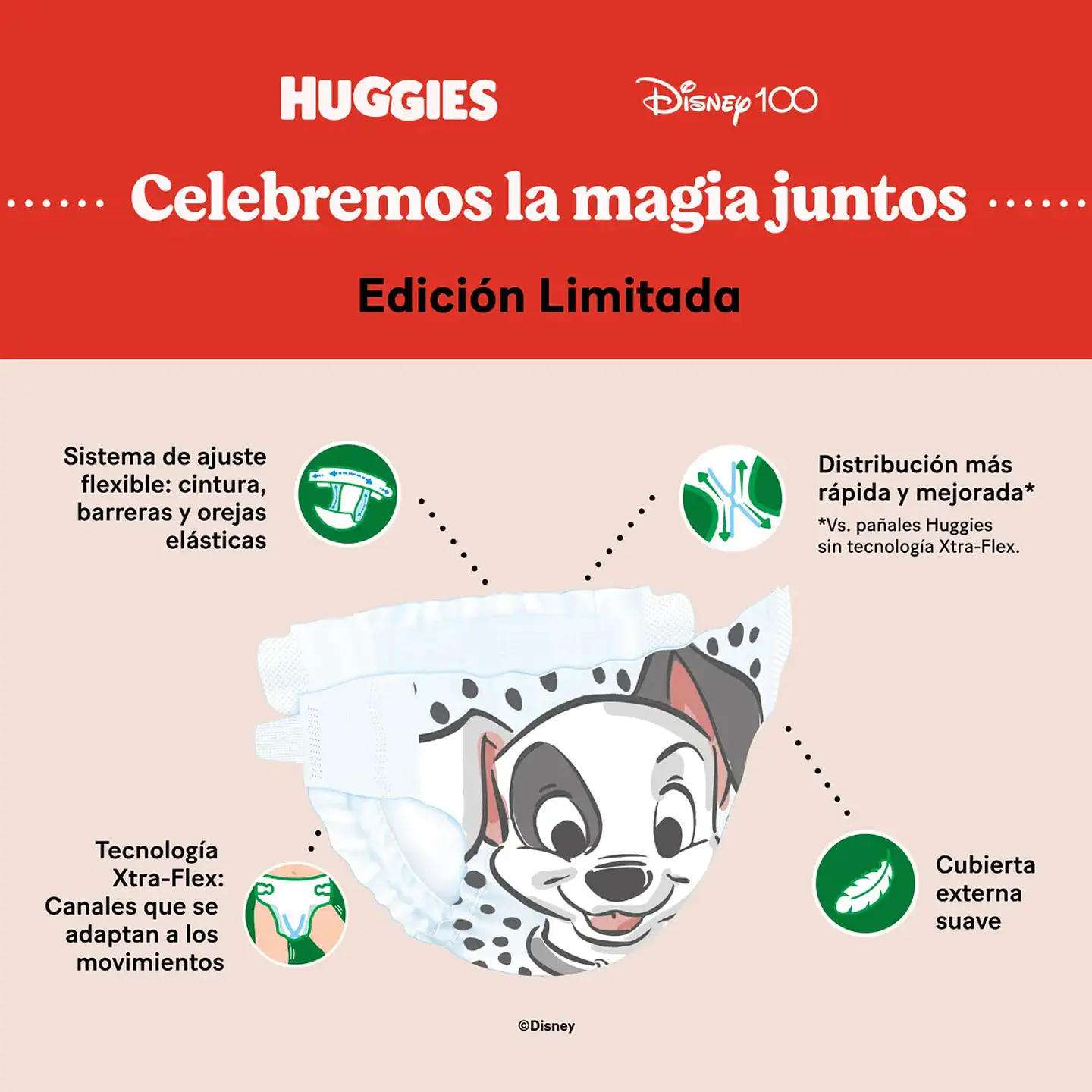 Pañales Huggies Active Sec Quincenal Elige Talla XG x 52 3