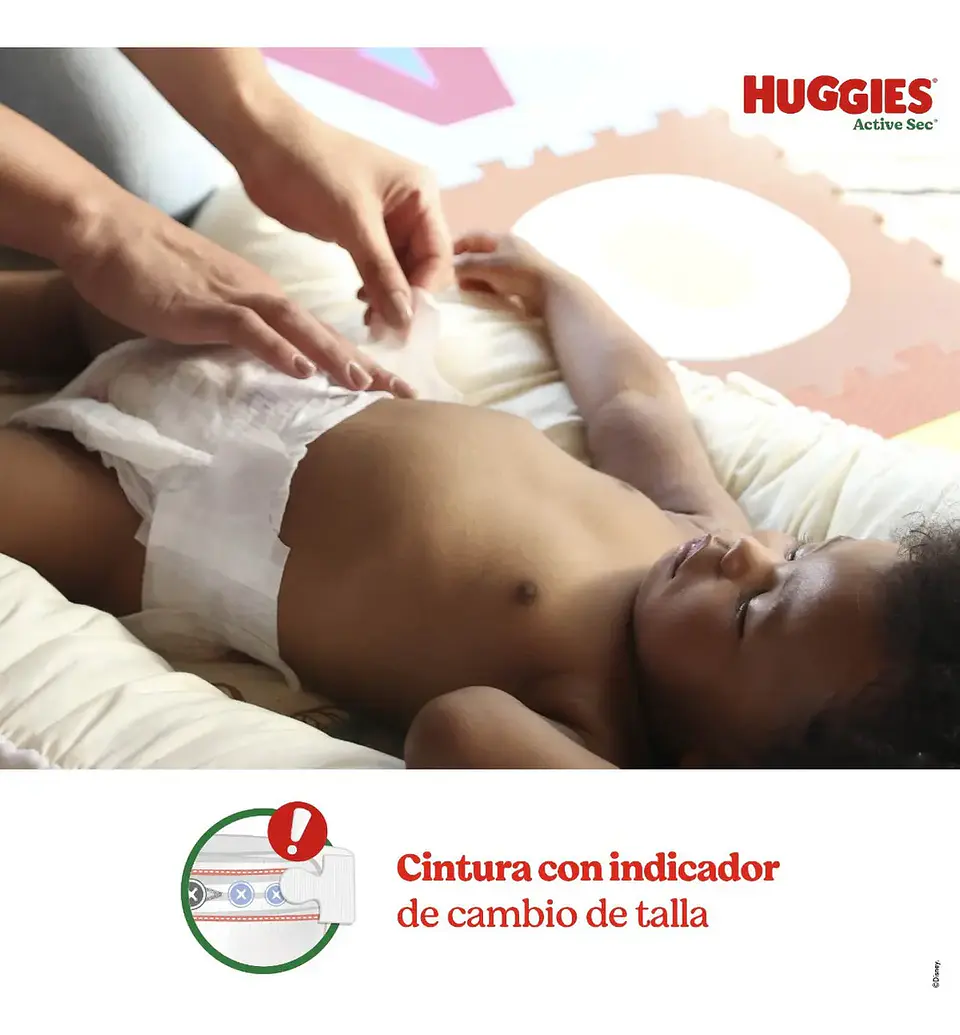 Pañales Huggies Active Sec Talla G De 66 Unidades Grande (g) Sin Género 4