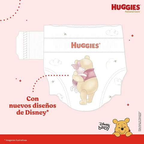 Pañales Huggies Natural Care Mensual XG X96