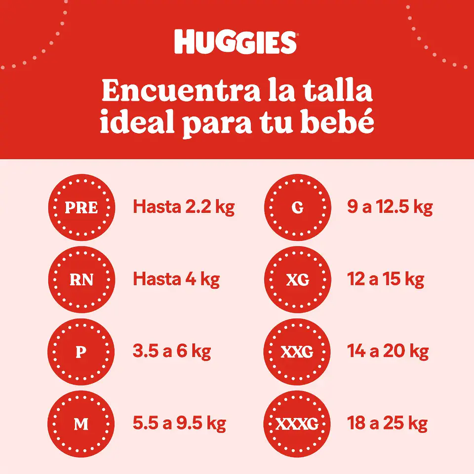 Pañales Huggies Natural Care Mensual XG X96 3