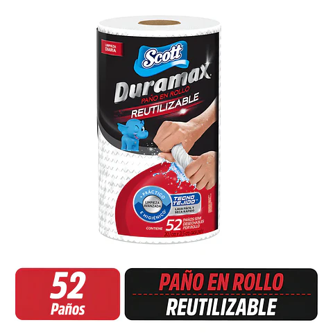 Paño Reutilizable Scott Duramax 52u