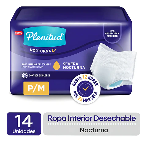 Plenitud Protect Plus Pants Nocturno P/m 14 Unidades