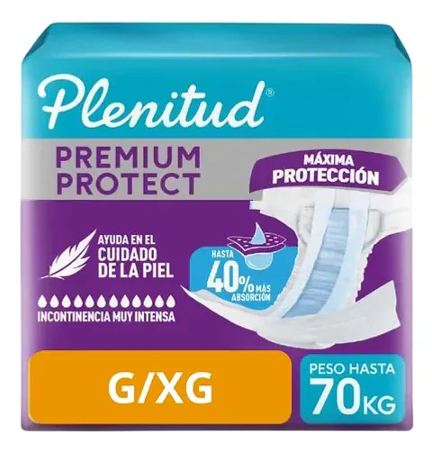 Plenitud Ropa Íntima Descartable Plus G/xg X 8 Unidades