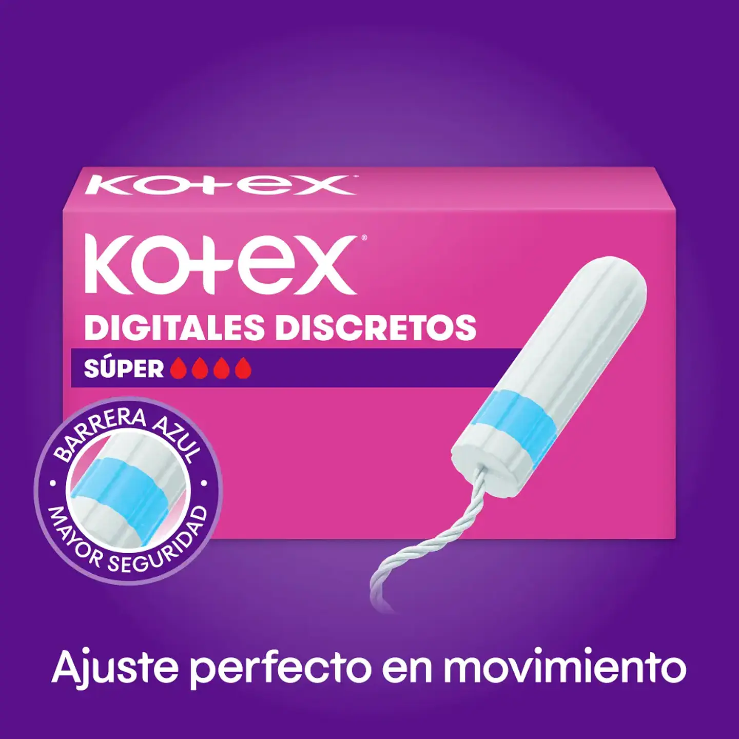 Tampones Digitales Kotex Super X 12 Unidades 4