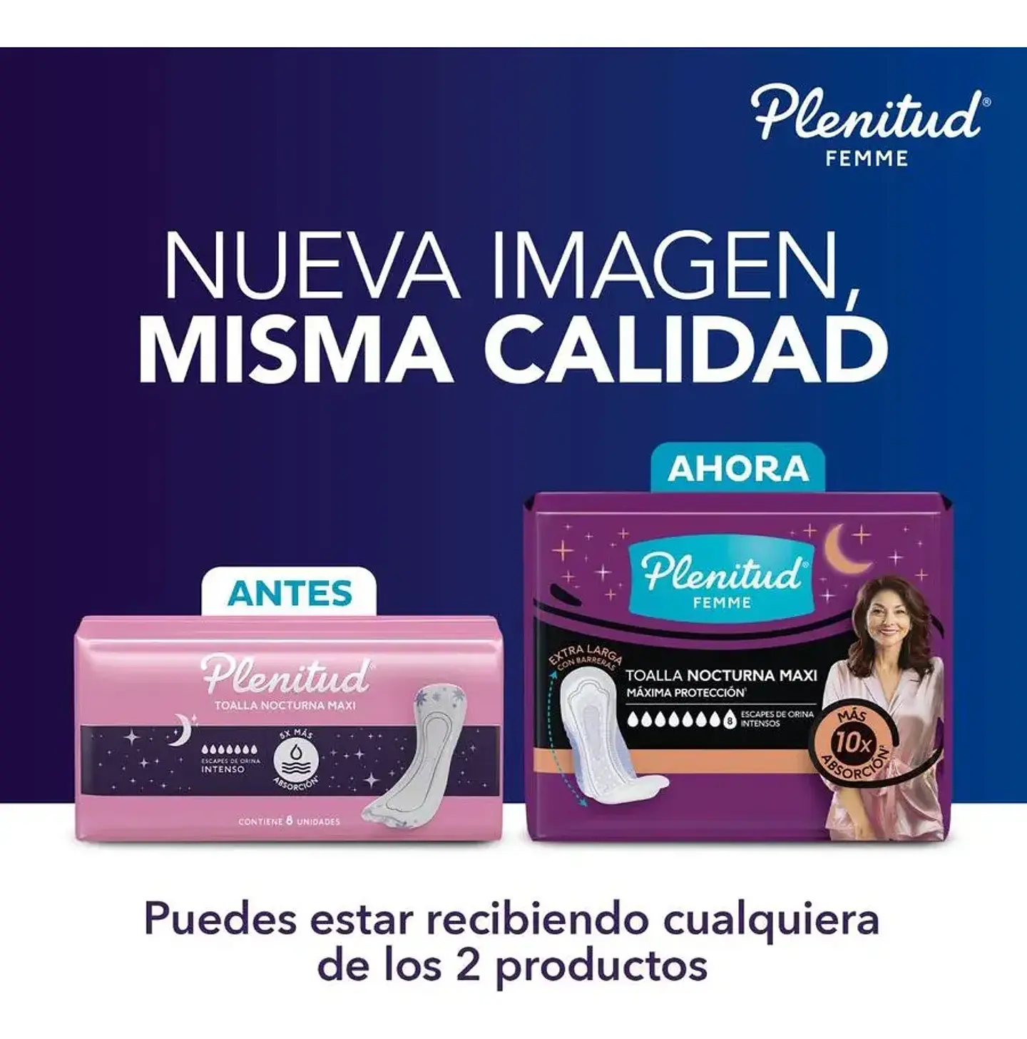 Toalla Adulto Nocturna Plenitud Femme 8 Unidades 3