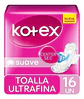 Toalla Femenina Kotex Ultrafina Suave C/a - 16 Uds - Miniatura 1