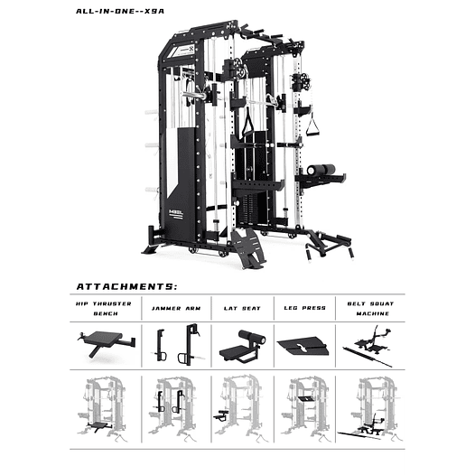 POWER RACK MULTIFUNCIONAL COMERCIAL 5