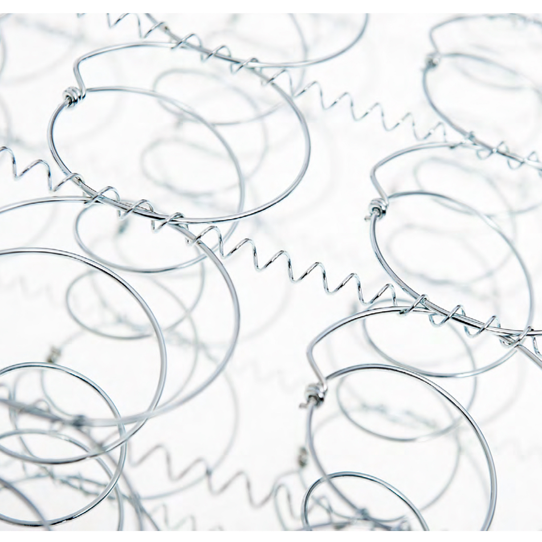 Cama Europea 2 Plazas Base Dividida Negro + Colchón 150x190x28cm 6