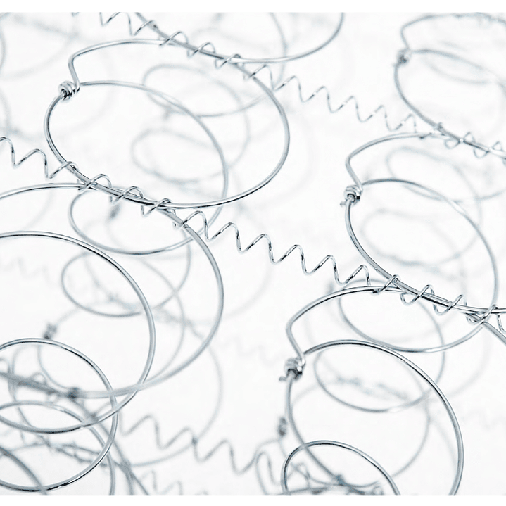 Cama Europea 2 Plazas Base Dividida Negro + Colchón 150x190x28cm 6