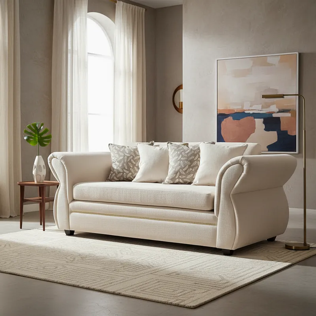 Sofá Grecia - Tela Repelente a Líquidos 1