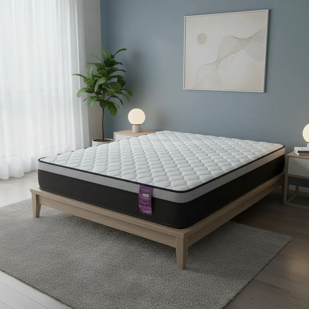 Colchón 2 Plazas Pilow Funcional 150x190x28cm 5