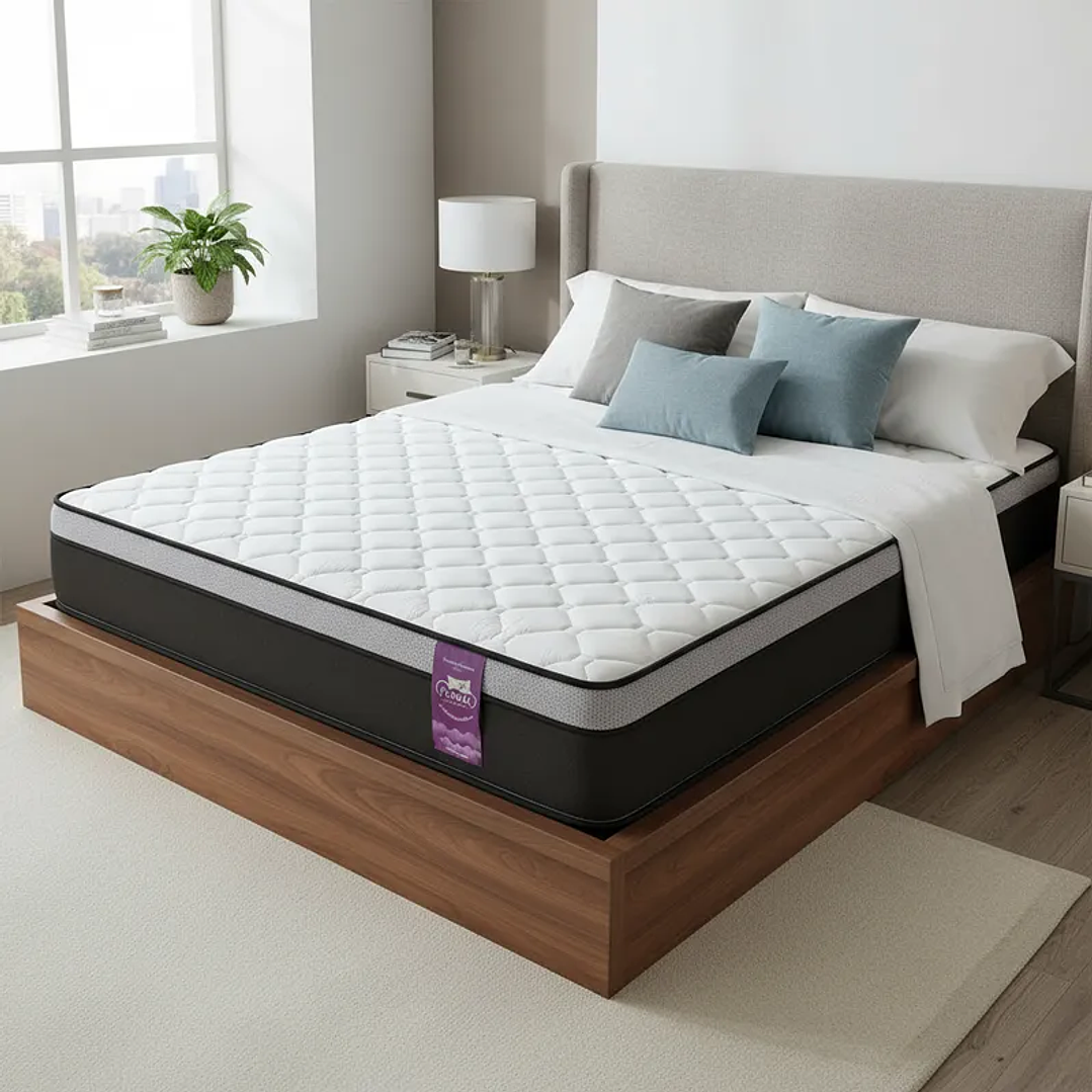 Colchón 2 Plazas Pilow Funcional 150x190x28cm 2