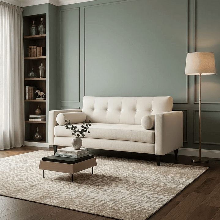 Sofá Retro - Tela Repelente a Líquidos 2