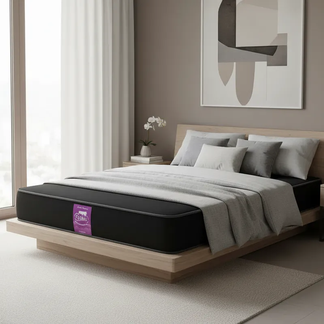 Colchón 2 Plazas Línea Suave Black 150x190x23cm 4