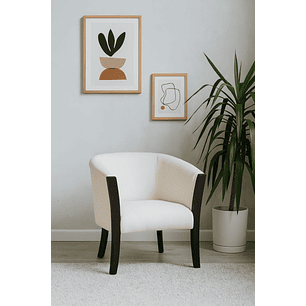 Poltrona Lisa Tela Repelente a Líquidos Flobal