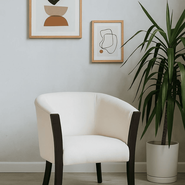 Poltrona Lisa Tela Repelente a Líquidos Flobal 1