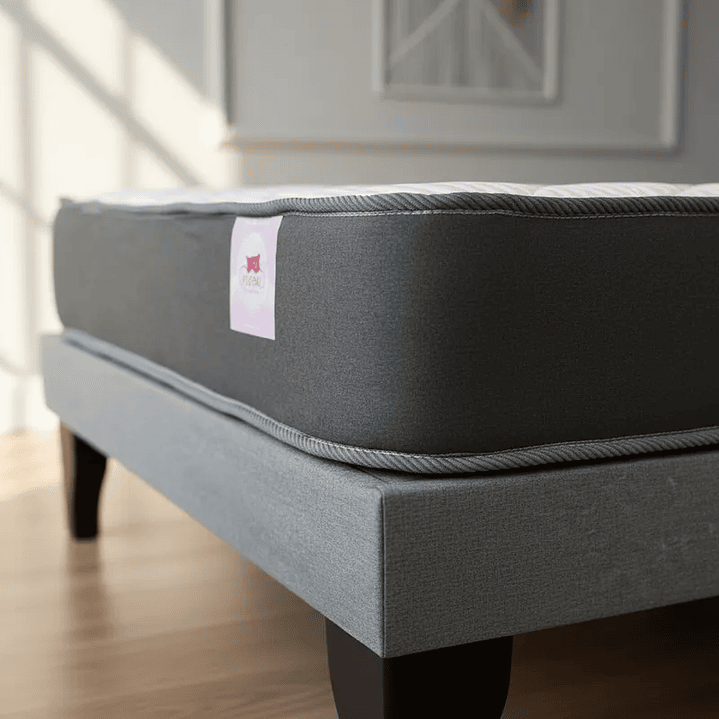 Cama Europea 1,5 Plazas Base Dividida+ Colchón 105x190 3