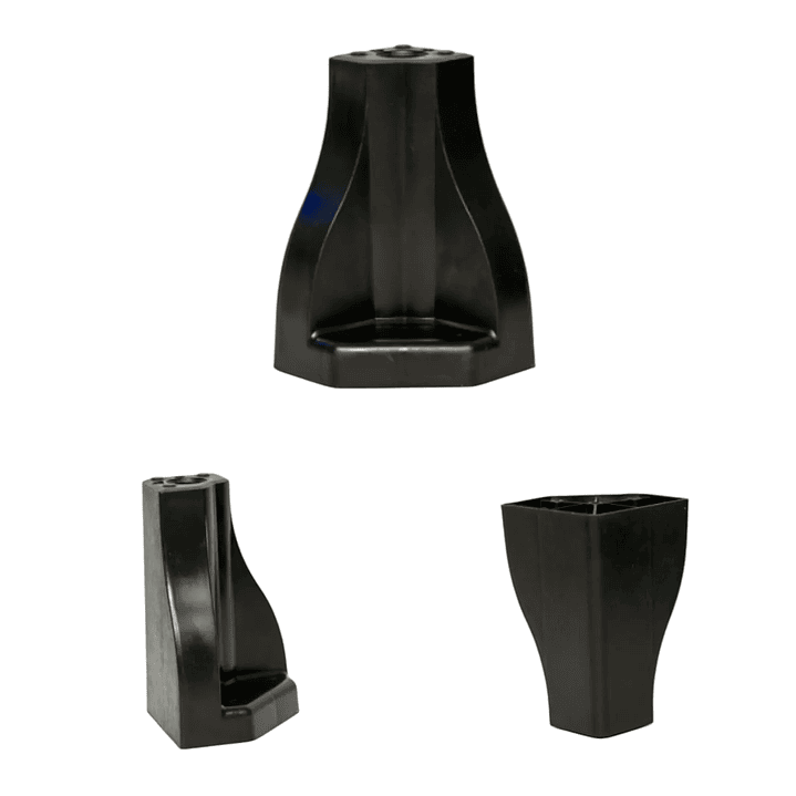 Cama Europea king Plazas + Respaldo Franjas + Colchón Lumbarfit 5