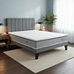Cama Europea Super king Plazas + Respaldo Franjas + Colchón Lumbarfit - Miniatura 1