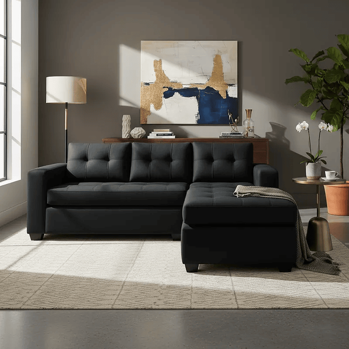 Sofá Seccional 4 Cuerpos Derecho - Tela Repelente a Líquidos 220x170 1