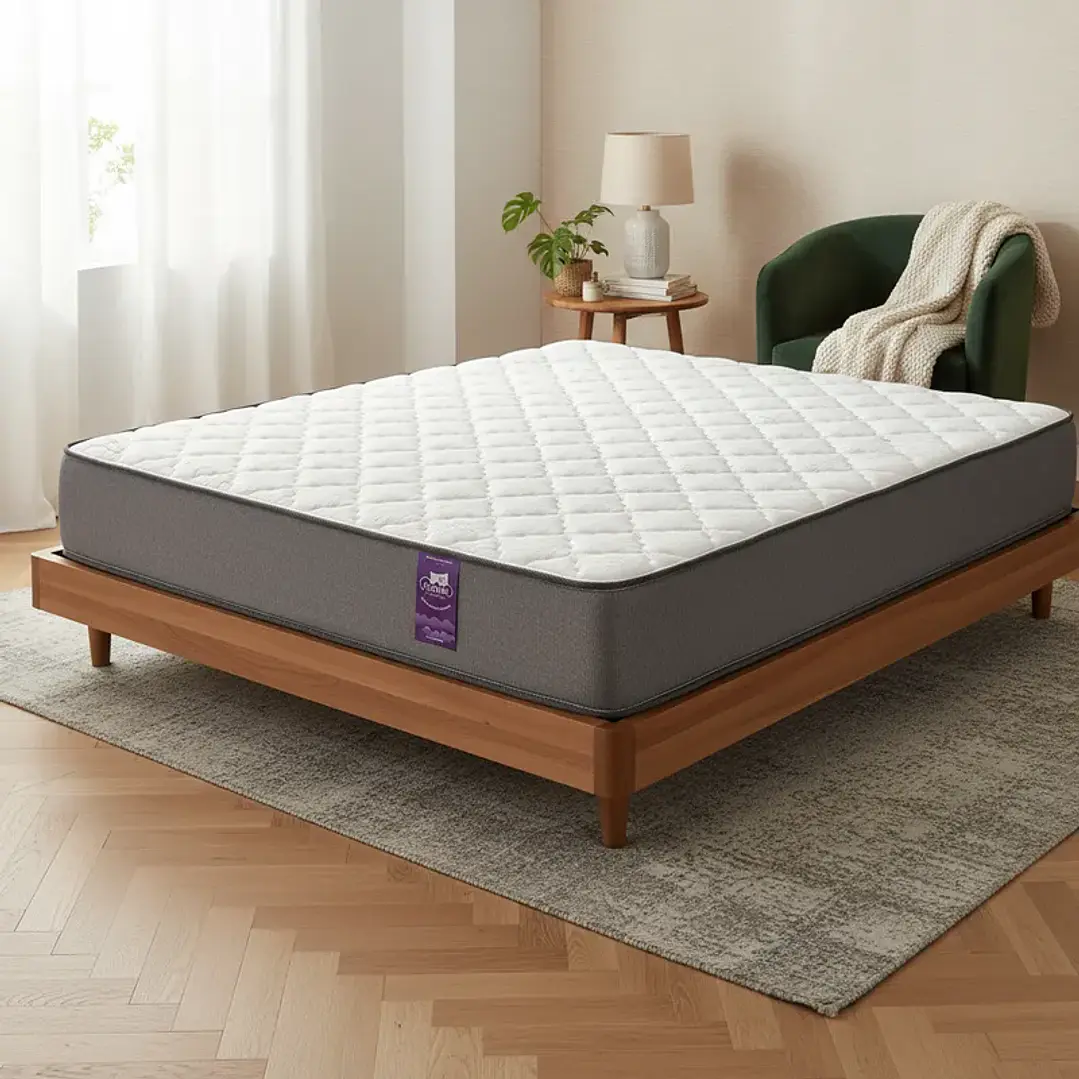 Colchón 2 Plazas Simple Espuma 150x190x20cm  1