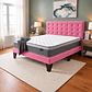 Cama Europea Super King Abotonada con Colchón Pillow Top 30cm - Miniatura 12