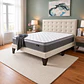 Cama Europea Super King Abotonada con Colchón Pillow Top 30cm - Miniatura 1