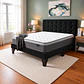 Cama Europea Super King Abotonada con Colchón Pillow Top 30cm - Miniatura 2