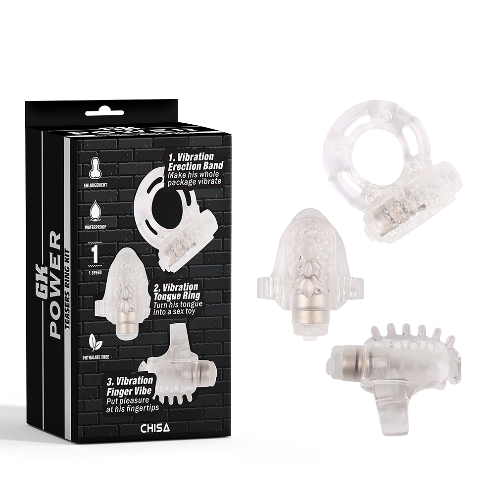 Pack 3 anillos vibradores GK Power