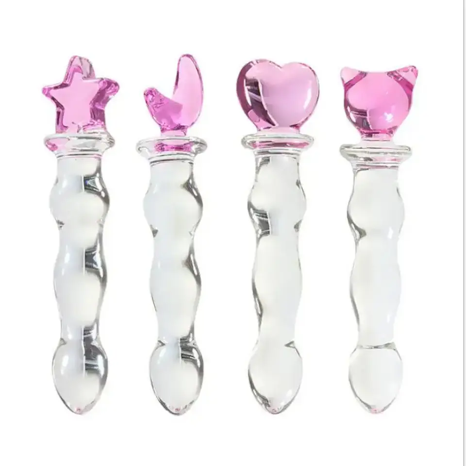 Dildo de Vidrio Borosilicato Sailor Moon - 19 cm con Relieves de Sensación 1