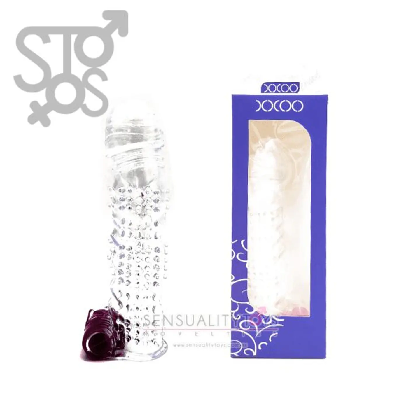 Crystal Penis Sleeve de 14.5 Cm totales – Modelo A 1