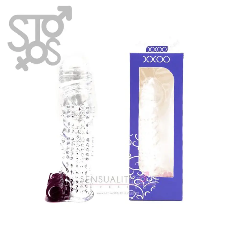 Crystal Penis Sleeve de 14.5 Cm totales – Modelo A 1