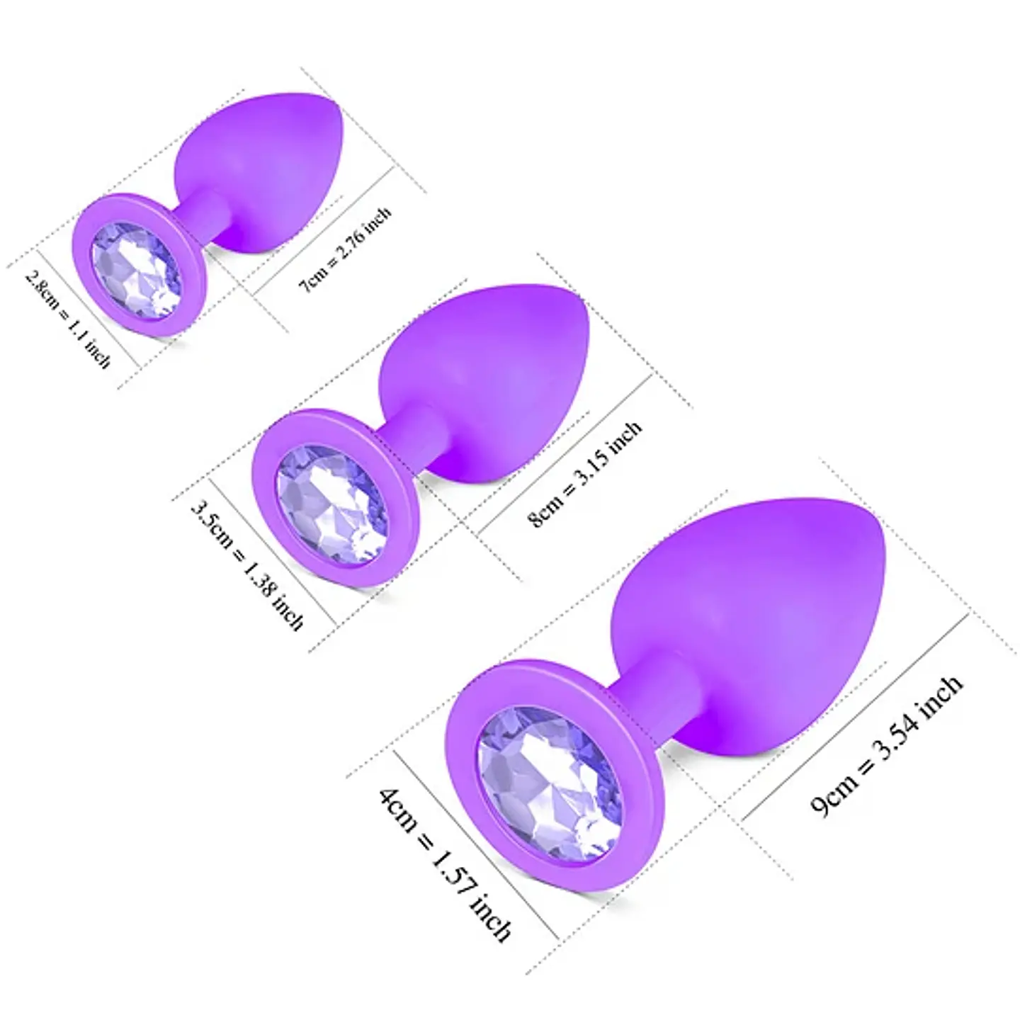 Plug de silicona talla S 2