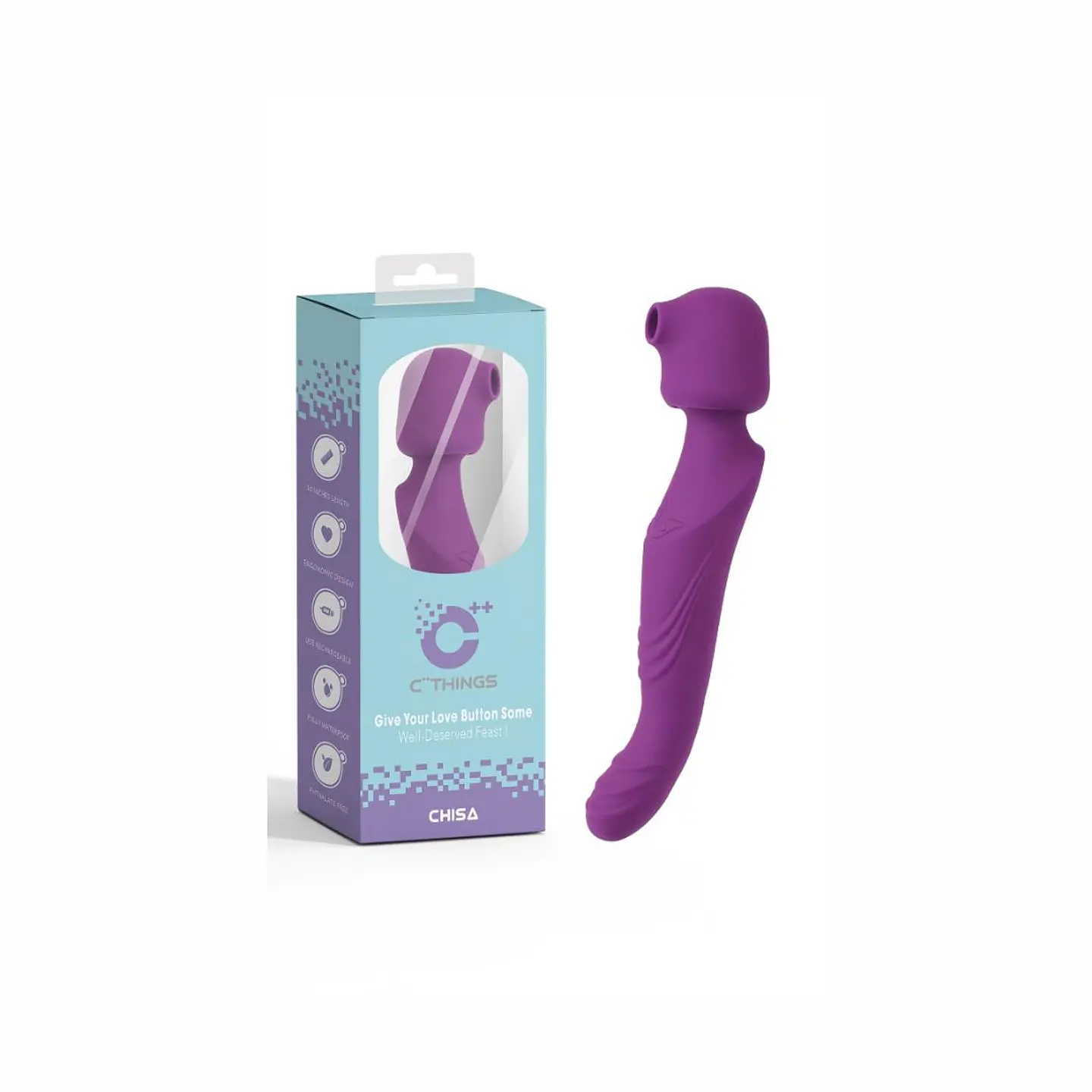 Vibrador insuflador Swirl C++Things CHISA 1