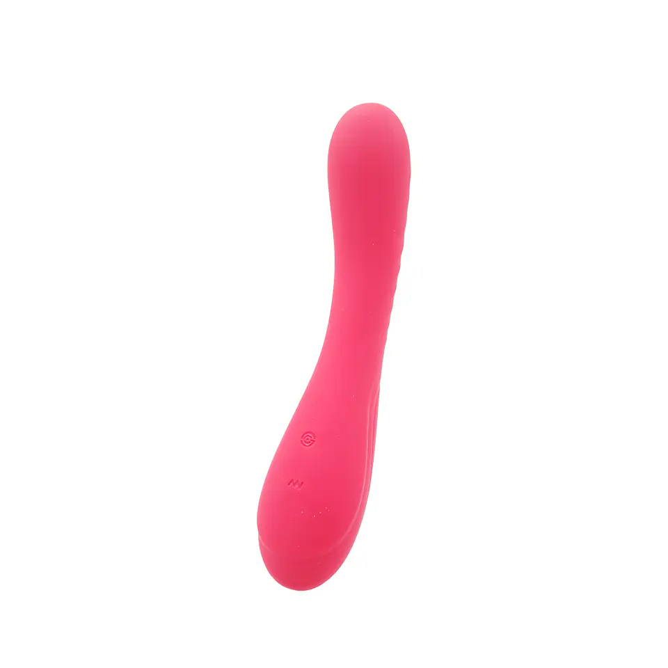 Vibrador Punto G Large Basic Luv Fucsia - Silicona Médica y 10 Modos 1