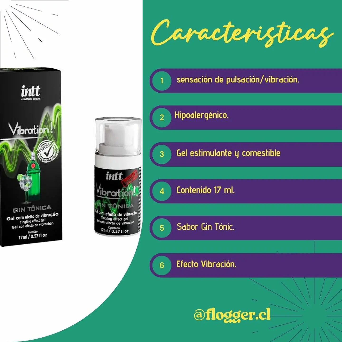 Gel Estimulante Vibration Gin Tónic 2