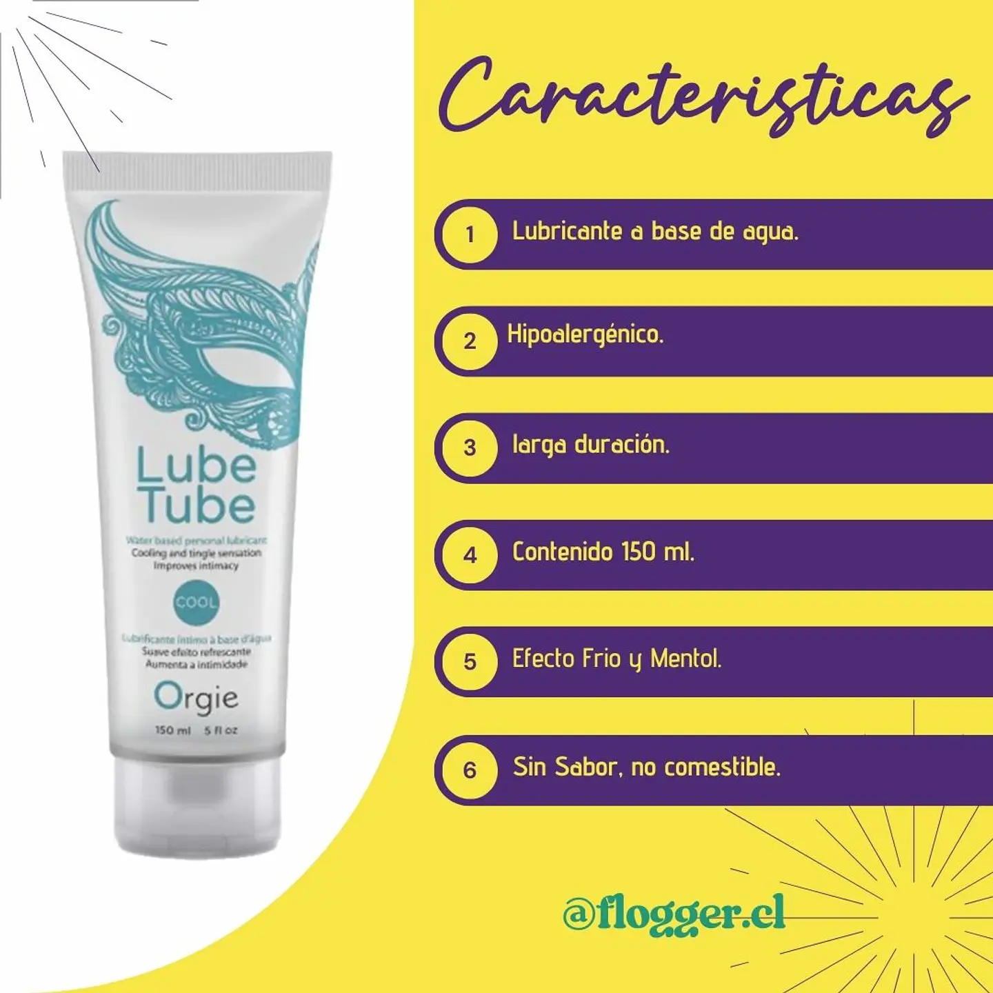 Lubricante Orgie Efecto Frio 2