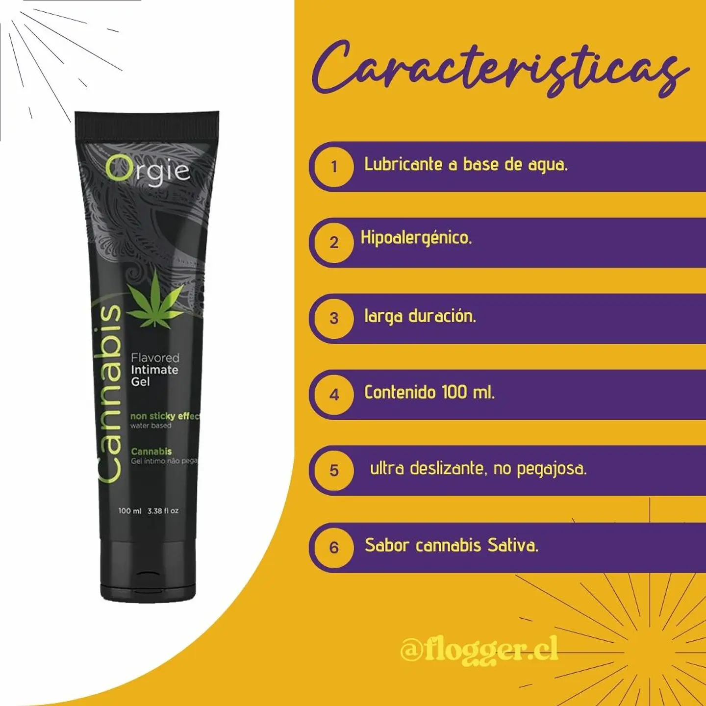 Lubricante Orgie Cannabis 2