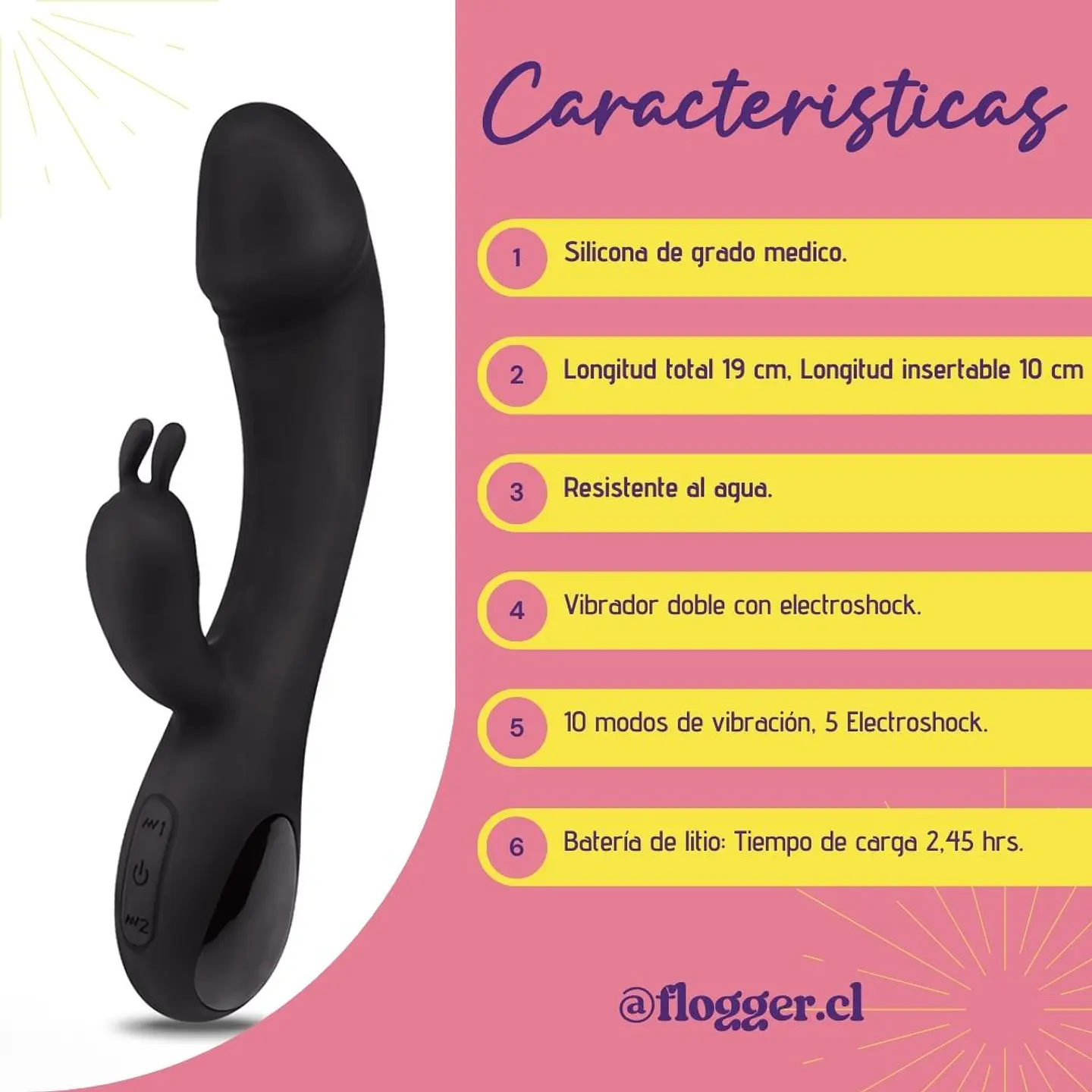 Vibrador Lust ElectroWaves 2
