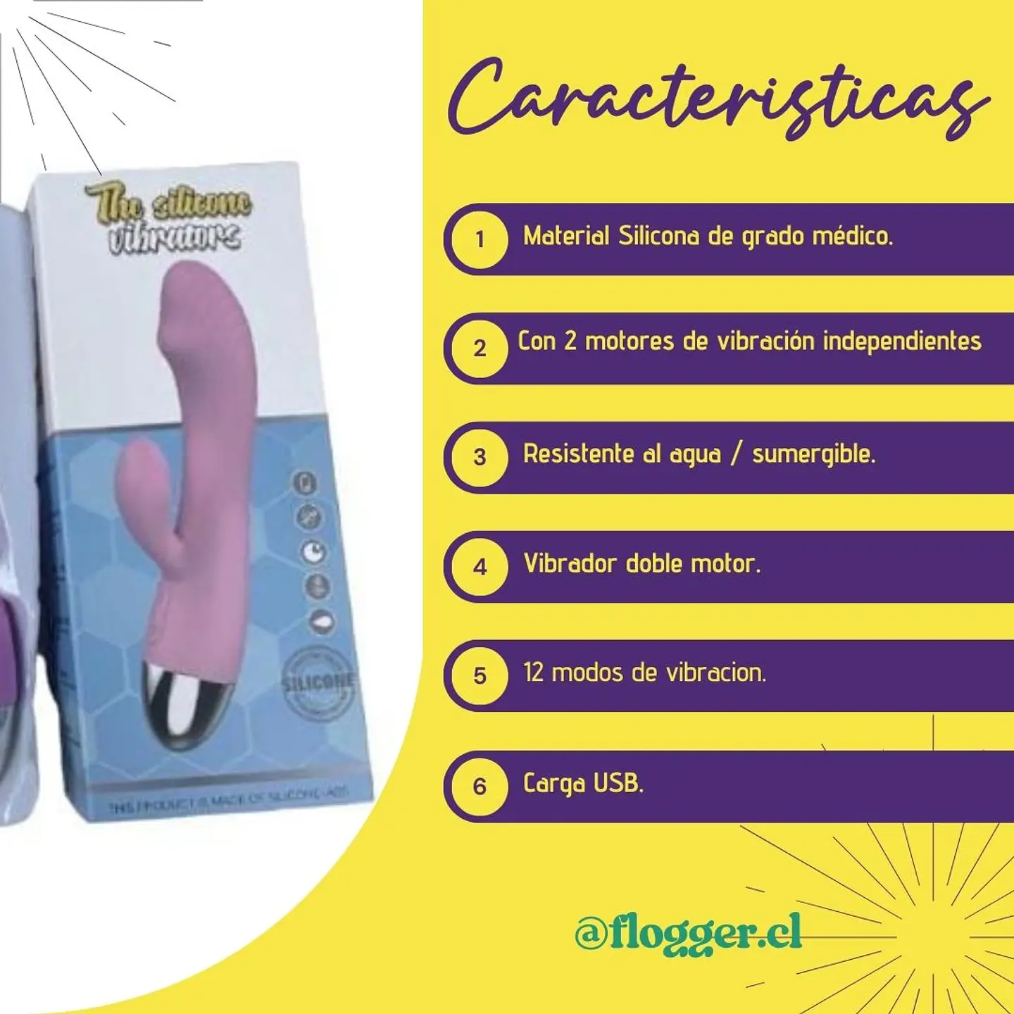 Vibrador silicona chorish series 2