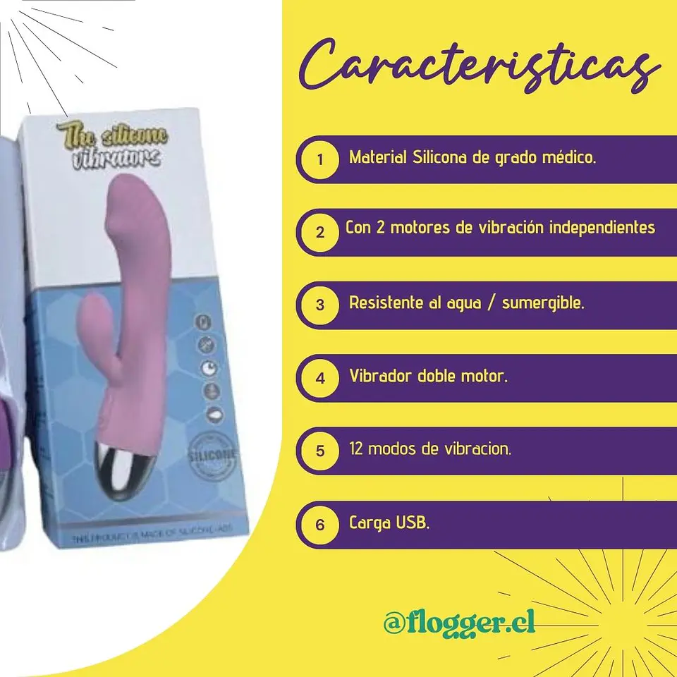 Vibrador silicona chorish series 2