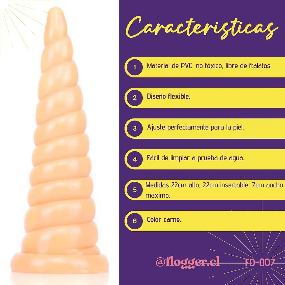 Dildo Unicornio 22cm Monsters 2