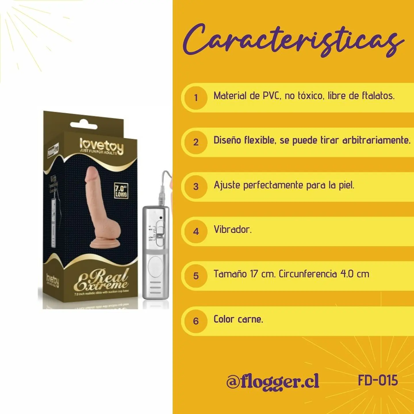 Dildo vibrador 7